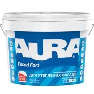 Краска акрилатная водоэмульсионная cиликономодифицированная Aura® Fasad Fort мат белый 10 л