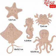 Набор заготовок Морские жители 2 5 шт. 289032 Rosa Talent