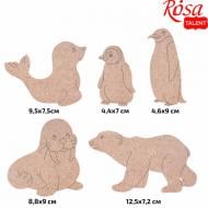 Набор заготовок Полярные звери 1 5 шт. 289039 Rosa Talent
