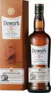 Виски Dewar's 12 лет выдержки в подарочной упаковке 0,7 л