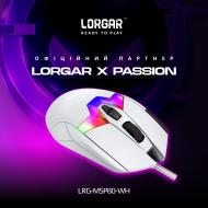 Мышка LORGAR MSP80 Wired Gaming Mouse Pro white (LRG-MSP80-WH)