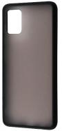 Чехол-накладка Matte Color Case (TPU) Samsung Galaxy A71 (A715) черный
