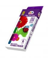 Пластилін восковий Творчість 6 кольорів зі стеком Гамма UA