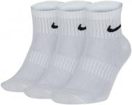 Шкарпетки Nike EVERYDAY LIGHTWEIGHT SX7677-100 р.34-38 білий 3 пари шт.