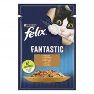 Консерва для котов Felix Fantastic индейка в желе 85 г