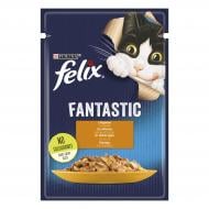 Консерва для котів Felix Fantastic курка в желе 85 г