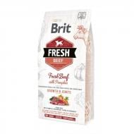 Корм для цуценят та юніорів для великих порід Brit Fresh яловичина та гарбуз 2,5 кг