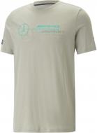 Футболка Puma MAPF1 LOGO TEE 53848207 р.XL бежевый