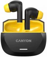 Навушники Canyon Hexagon 7 black/yellow (CNS-TWS7BY)