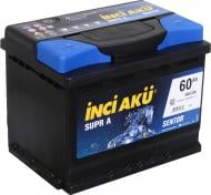 Аккумулятор автомобильный INCI Supra (Sentor) 60Ah 540A 12V L2 060 054 113 «+» слева (L2 060 054 113)