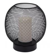 ВІТРИНА! Настільна лампа декоративна Fackelmann 19 см 1x40 Вт чорний 41388