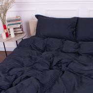 Комплект постельного белья MirSon Satin Stripe 30-0021 Dark Blue 110х140 см синий