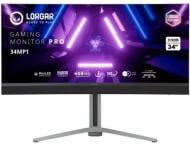 Монітор LORGAR 34MP1 UWQHD MiniLED 1ms VA 180Hz 34" (LRG-34MP1W180C-GY)