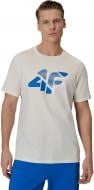 Футболка 4F TSHIRT M2667 4FWSS26TTSHM2667-12S р.XL бежевый