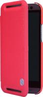 Чехол-книжка NILLKIN Rain Leather Case для HTC One M8 red (6138245)