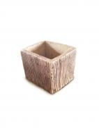 Вазон декоративный Engard Тис СС-04 квадратный 0,56 л коричневый