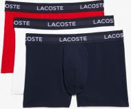 Набор трусов мужские Lacoste (3 шт) 5H9623-LAW S в ассортименте