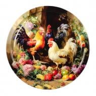 Поднос Панночка Трійка півників 37 см