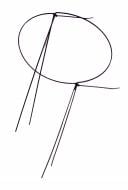 Опора для рослин 260х600х260 мм