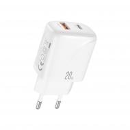 Сетевое зарядное устройство Xo L158 PD20W, QC18W USB-A, USB-C
