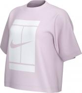 Футболка Nike W NKCT TEE SSNL COURT DJ6241-695 р.S розовый