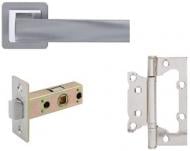 Комплект RDA Super ручка Cube + засувка 6-45 хром з петлями