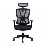 Крісло офісне Richman Баланс Про Пластик Синхро cітка чорний