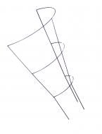 Опора полупирамида 350х210х105 мм