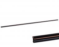 Мебельная ручка профильная DC DL 222/1160 ORB 1160 мм 148851 черный матовый/ бронза браш