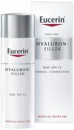 Крем для лица дневной Eucerin Hyaluron-Filler легкий против морщин для нормальной и комбинированной кожи SPF15 50 мл