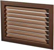 Решетка Вентс НУН 600x600 пластик коричневый