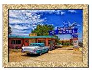 Картина Маршрут 66 Нью-Мексико 41x31 см Hotel Arizona HD 1 GOLDEN FR-2293243887-CHEV-12x1