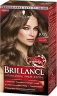 Крем-фарба для волосся Schwarzkopf Brillance 830 романтичний каштановий 142,5 мл