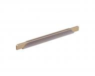 Мебельная ручка профильная DC DL 9389/192 ChSl/GMt 192 мм 148863 шампань/ золото матовое