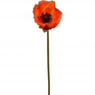 Цветок искусственный Мак 1 бутон 69 см красный Sensio