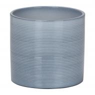 Кашпо керамічне Scheurich Denim круглий 1,52 л сіро-блакитний
