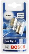 Автолампа накаливания Bosch Pure Light R5W 5 Вт 2 шт.(1987301022)