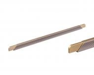 Мебельная ручка профильная DC DL 9389/416 ChSl/GMt 416 мм 148867 шампань/ золото матовое