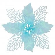 Декорация новогодняя MIS LT Рождественник 25 см голубой