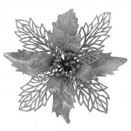 Декорация новогодняя MIS LT Рождественник 25 см серебряный