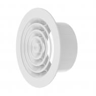 Диффузор MiniMax вентиляционный c фланцем и пружинным креплением d150 х d100 мм (2401) пластик белый