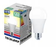 Лампа світлодіодна Techlamp 10 Вт A60 матова E27 220 В 3000 К LED lamp A60 10W 3000К E27