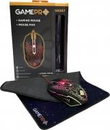 Комплект GamePro Gameset 2 в 1 USB миша + ігрова поверхня (GS347)