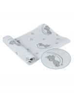 Пелюшка Руно волагонепроникна "Ведмедик на луні" 40х60 см сірий