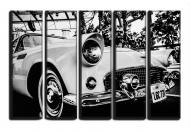 Картина модульная Автомобиль Ford Thunderbird 140x89 см Hotel Arizona HD CNVS-5-IFR-Ford Thunderbird-35x5