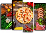 Картина модульная Пицца Морепродукты 112x82 см Hotel Arizona HD CNVS-4-IFR-32x44-PIZZA-MEAT Картина модульная Пицца Морепродукты 112x82 см Hotel Arizona HD CNVS-4-IFR-32x44-PIZZA-MEAT