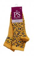 Комплект шкарпеток Premier Socks середні леопардові р.23-25 жовтий 2 шт.