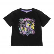 Футболка унисекс Dexter`s Mini Street Vibe р.152/158 черный с принтом 152540