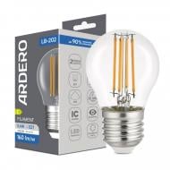 Лампа светодиодная ARDERO FILAMENT G45 5,4 Вт E27 4000 К прозрачная 80850