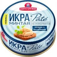 Икра минтая деликатесная пастеризованная PATE 90г Санта Бремор